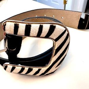 Woman Leather and Pony Belt (L)